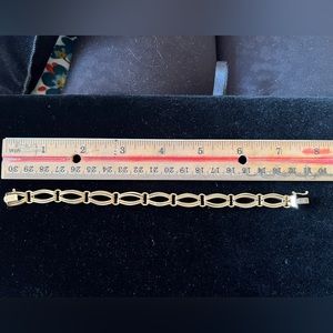 Vintage Unoaerre 14K Gold Link Bracelet
